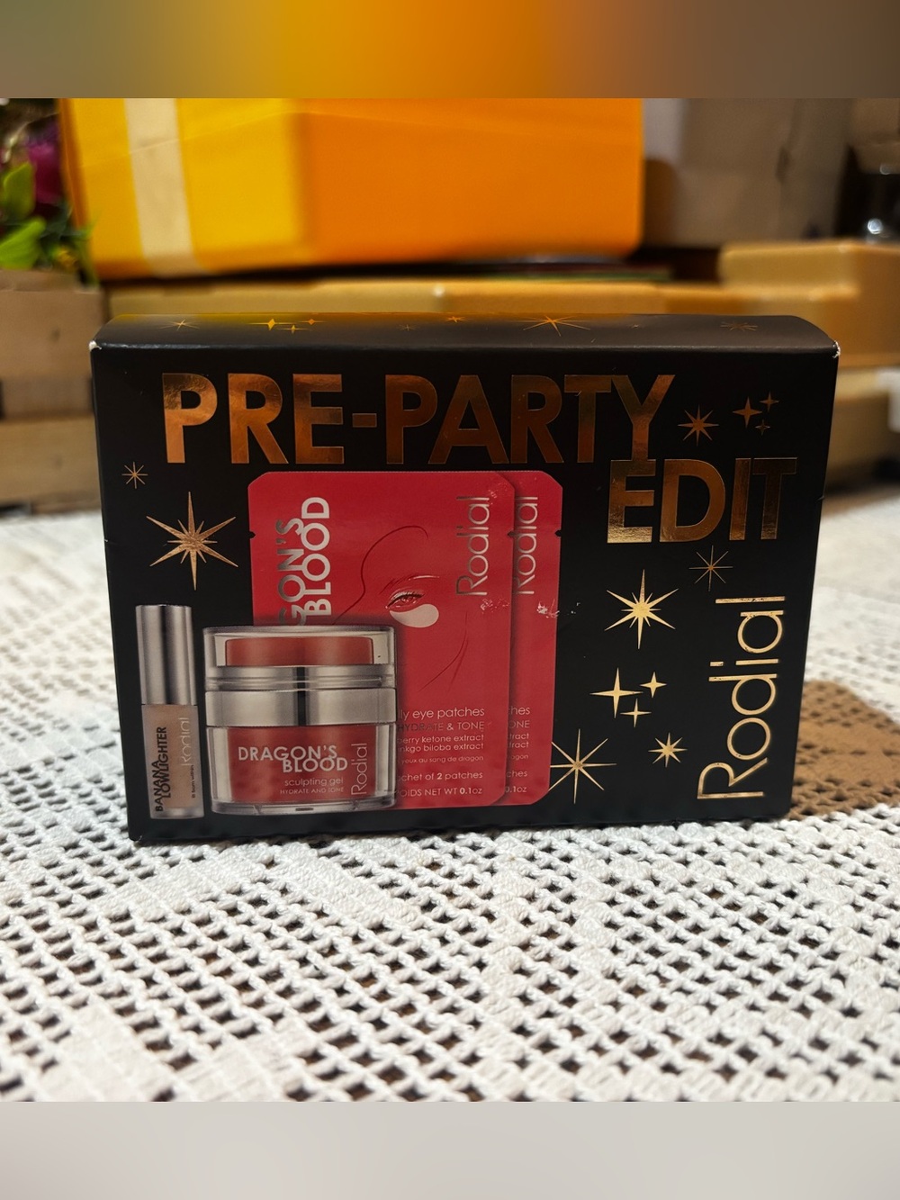 Rodial Pre-Party Edit Skincare Set — Black & Red